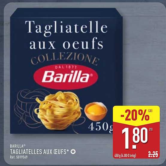 Tagliatelle aux oeufs COLLEZIONE Barilla