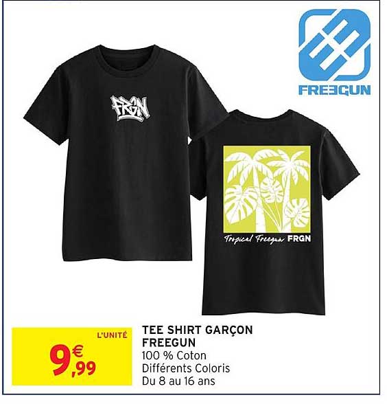 TEE SHIRT GARÇON FREEGUN