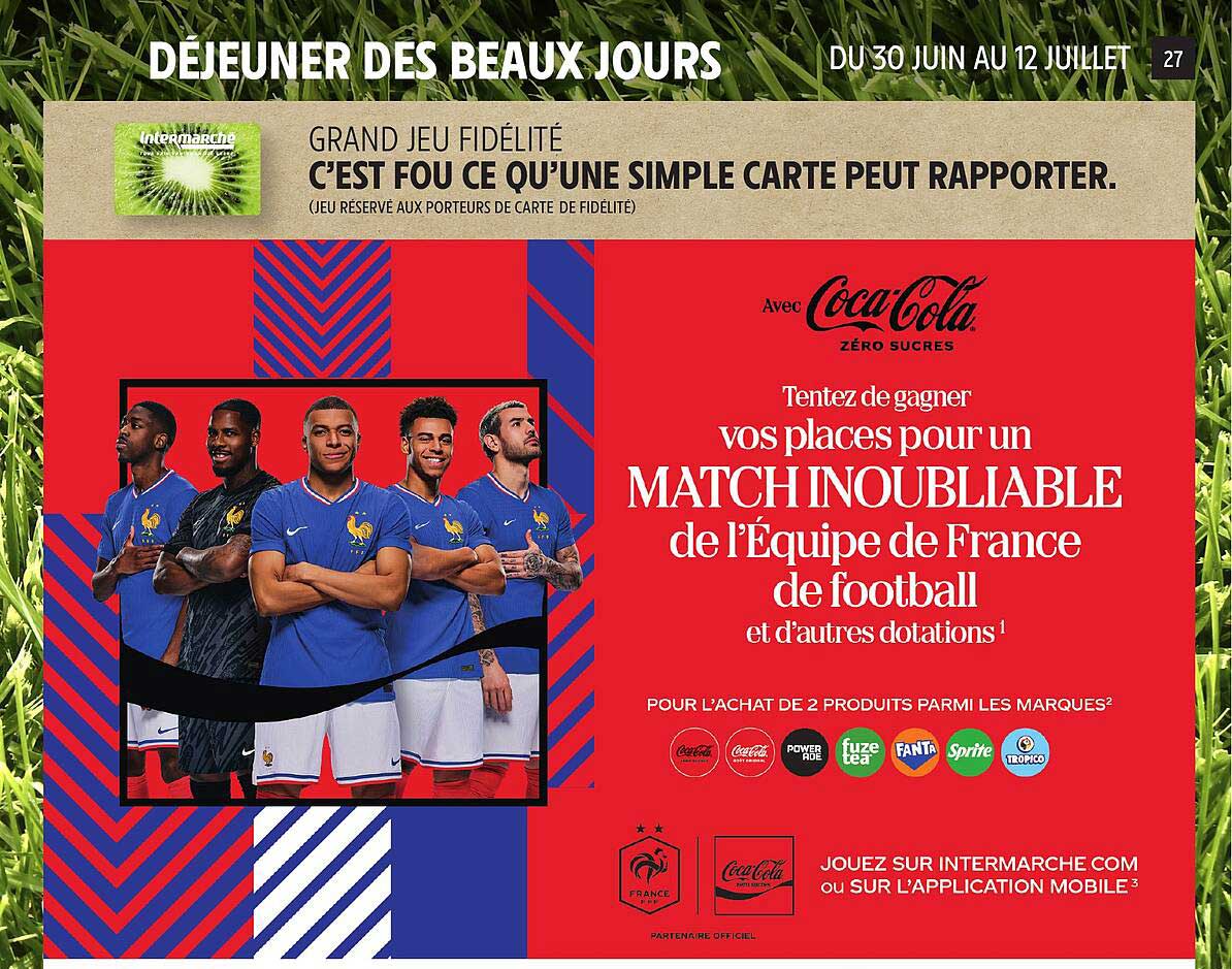 Tentez de gagner vos places pour un MATCH INOUBLIABLE de l'Équipe de France de football et d'autres dotations