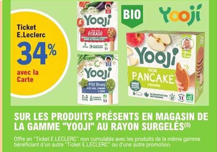 Ticket E.Leclerc 34% avec la Carte