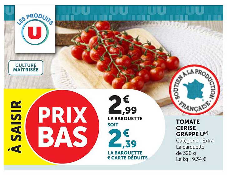 TOMATE CERISE GRAPPE U
