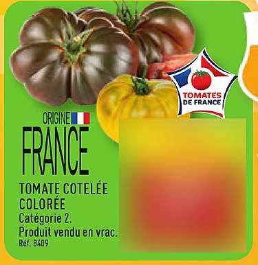 TOMATE COTELÉE COLORÉE