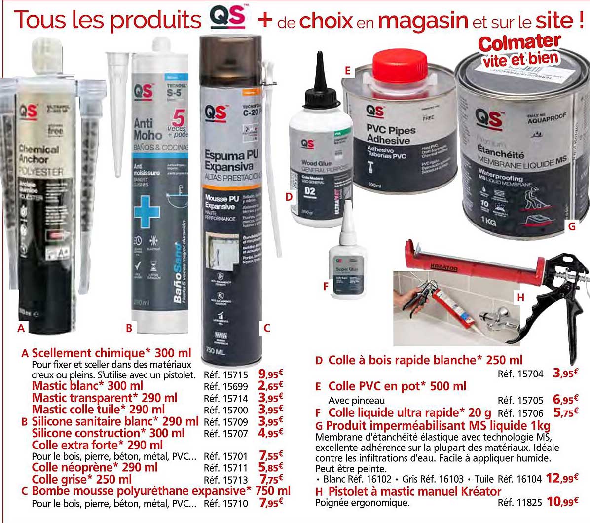 Tous les produits QS + de choix en magasin et sur le site !