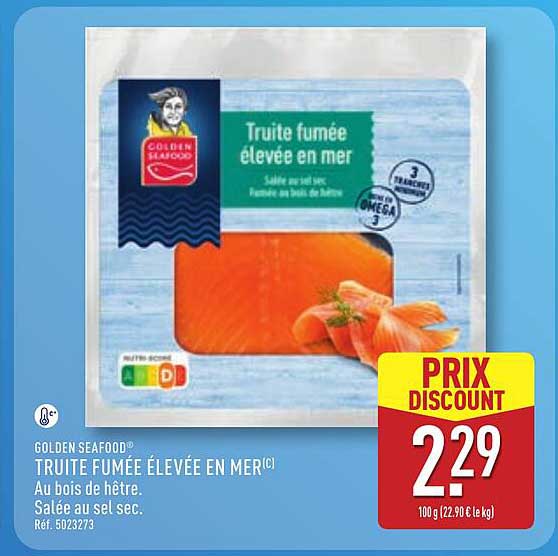 TRUITE FUMÉE ÉLEVÉE EN MER(C)