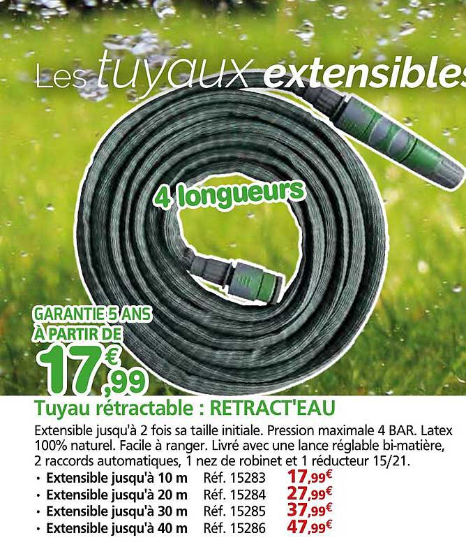 Tuyau rétractable : RETRACT'EAU