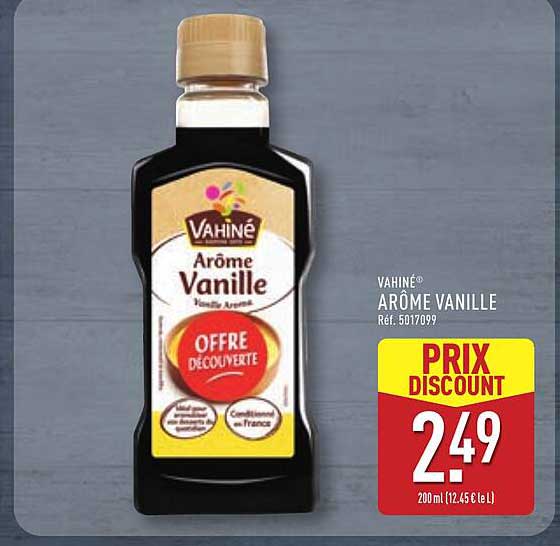 VAHINÉ ARÔME VANILLE