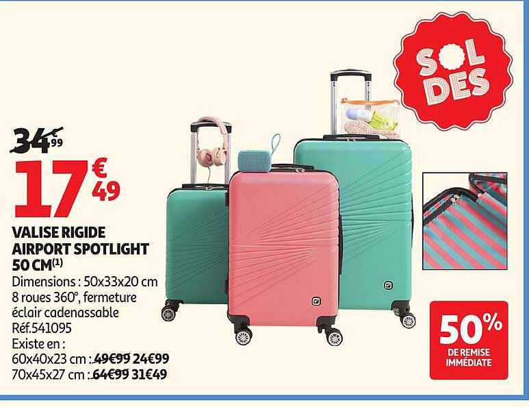 VALISE RIGIDE AIRPORT SPOTLIGHT 50 CM(1)
