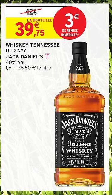 WHISKEY TENNESSEE OLD N°7 JACK DANIEL'S