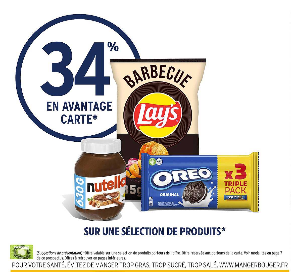 34% EN AVANTAGE CARTE*