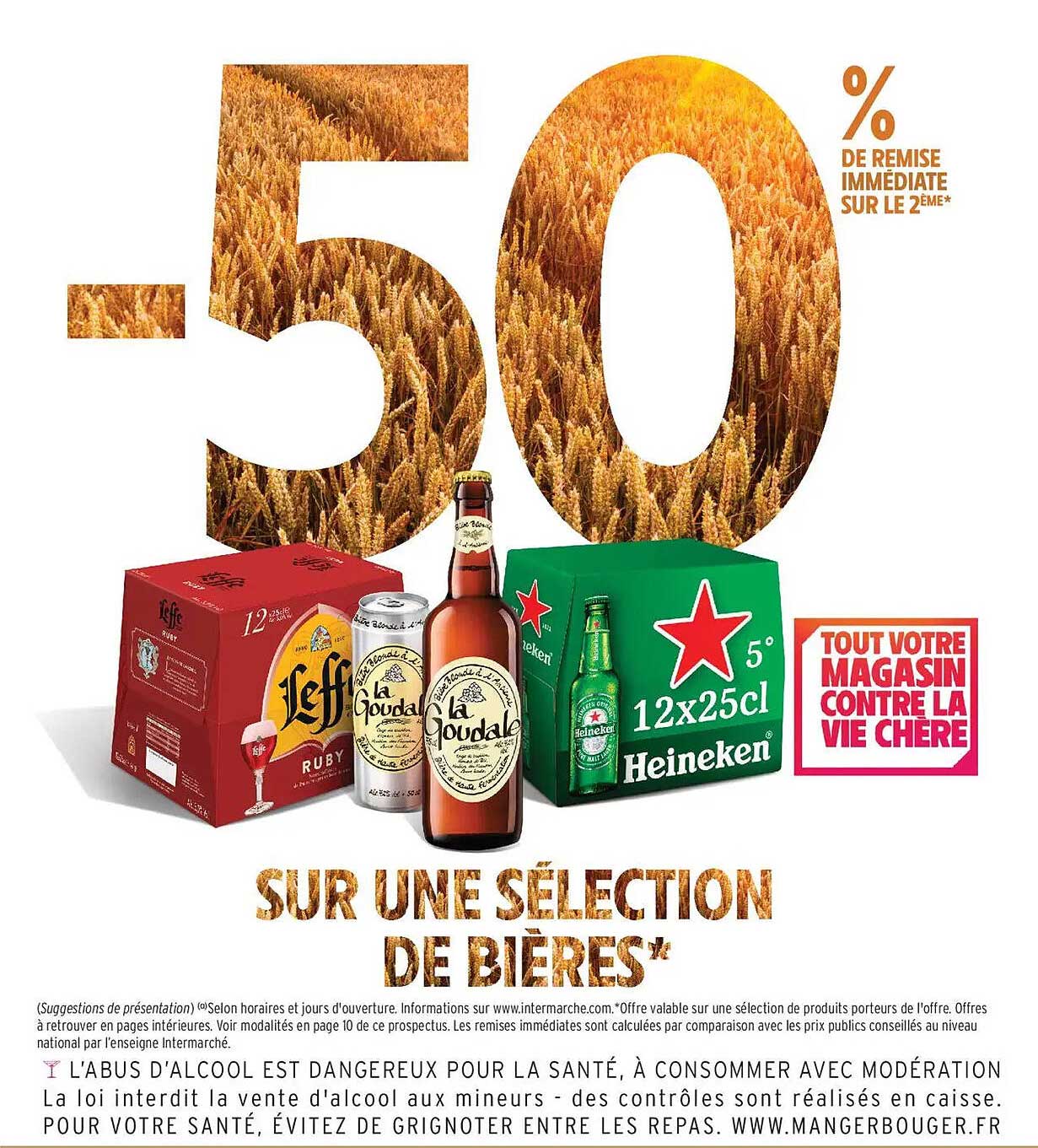 -50 % DE REMISE IMMEDIATE SUR LE 2EME*