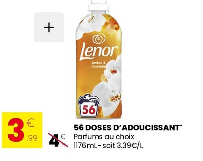 56 DOSES D'ADOUCISSANT