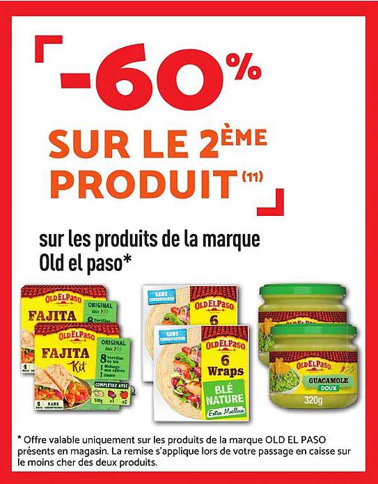 -60% SUR LE 2ème PRODUIT