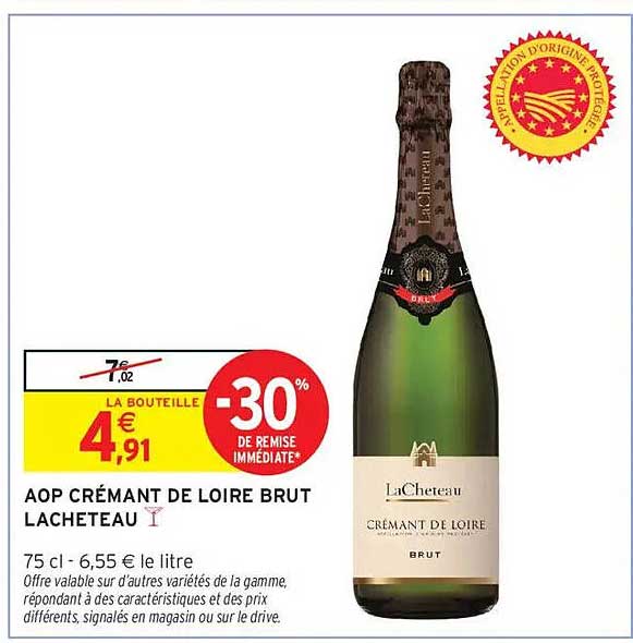 AOP CRÉMANT DE LOIRE BRUT LACHETEAU