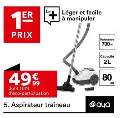 Aspirateur traîneau