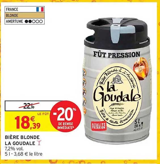Bière Blonde La Goudale