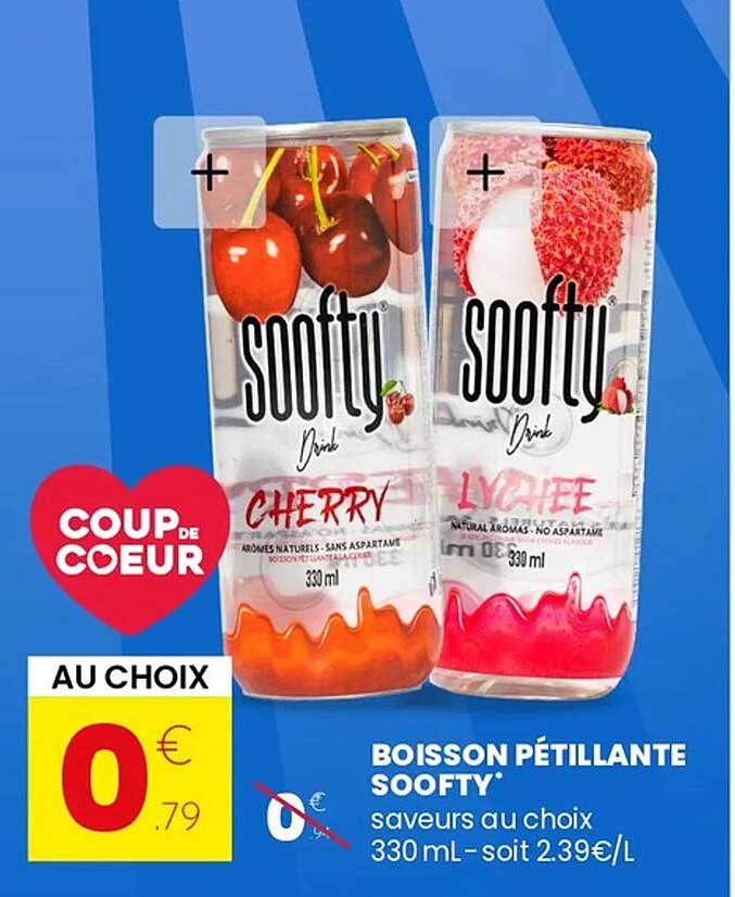 BOISSON PÉTILLANTE SOOFTY'