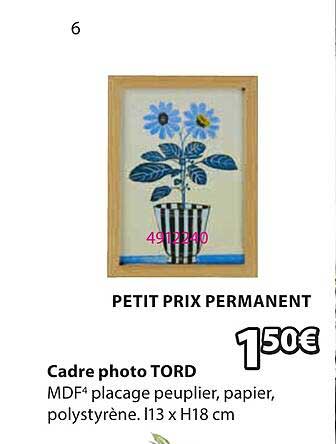 Cadre photo TORD