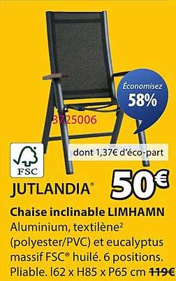 Chaise inclinable LIMHAMN