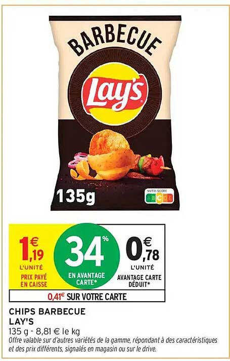 CHIPS BARBECUE LAY'S