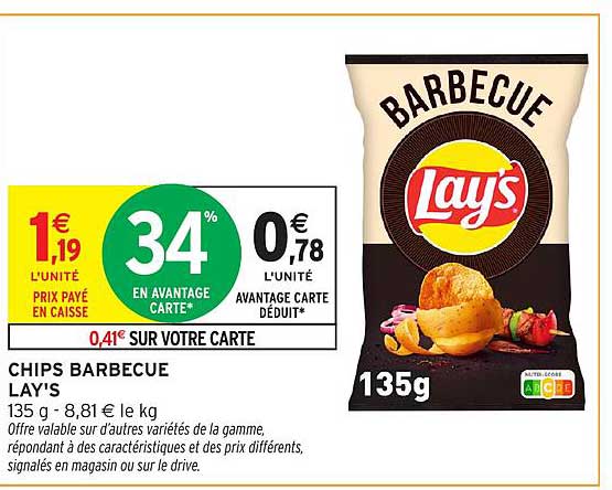 CHIPS BARBECUE LAY'S