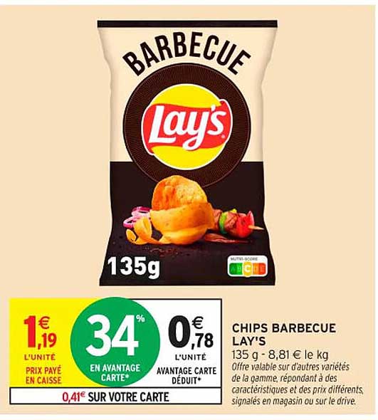 CHIPS BARBECUE LAY'S