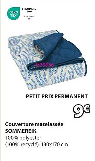 Couverture matelassée SOMMEREIK