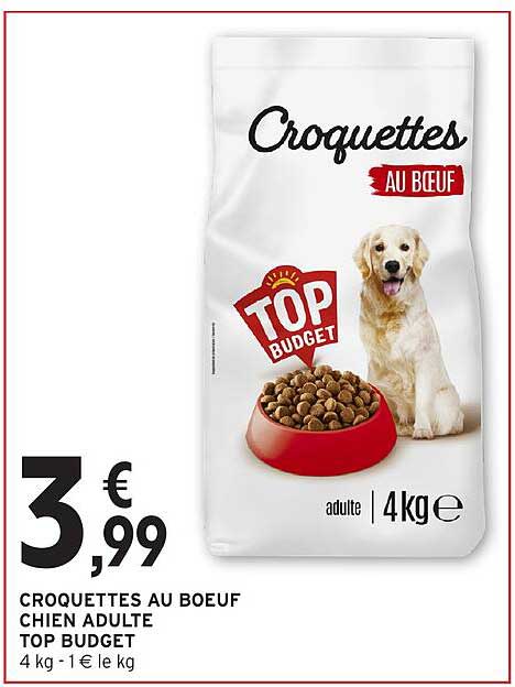 CROQUETTES AU BŒUF CHIEN ADULTE