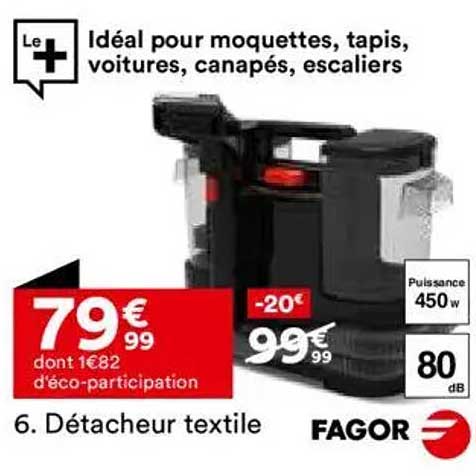 Détacheur textile Fagor - 79,99€