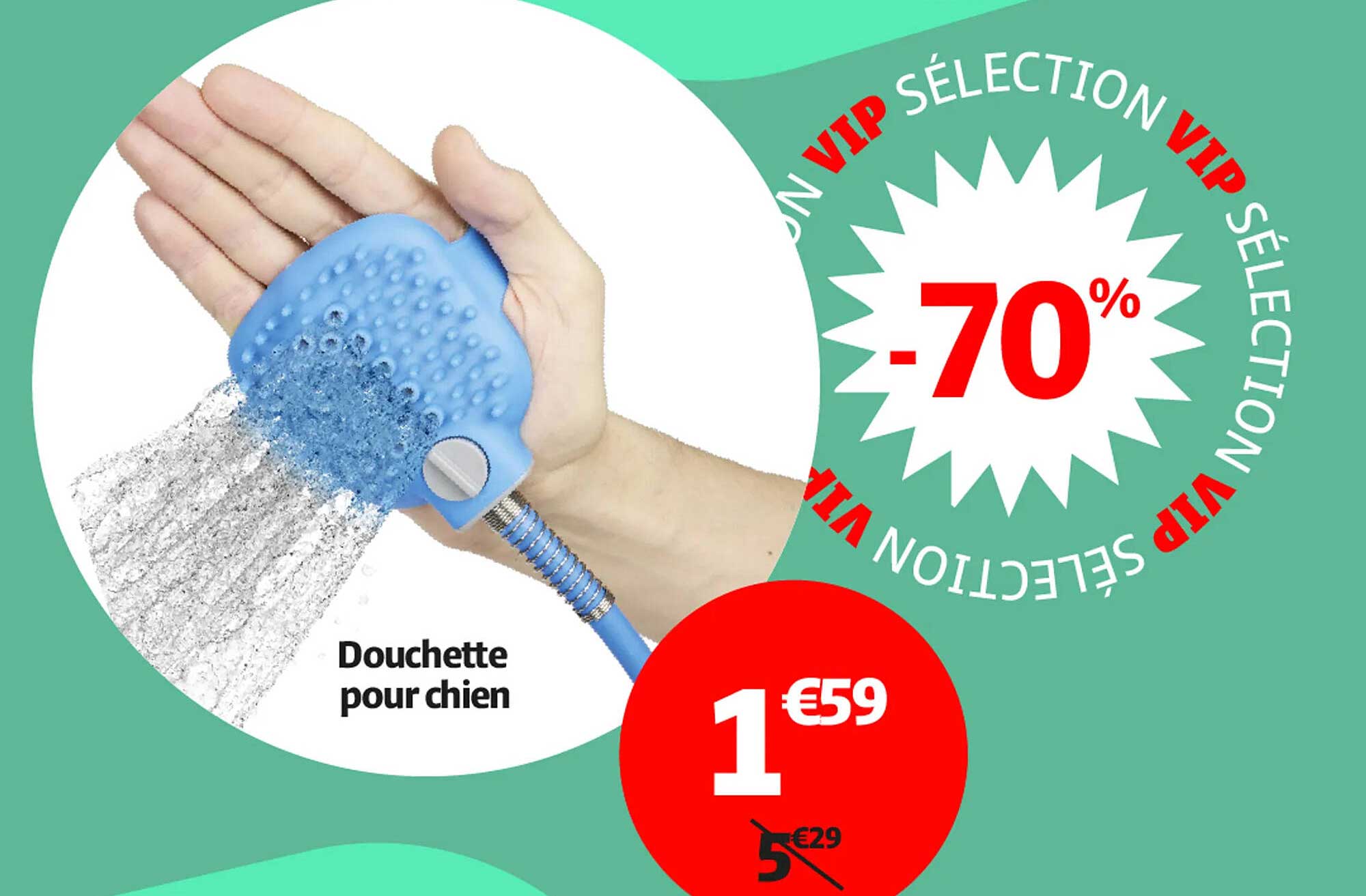 Douchette pour chien