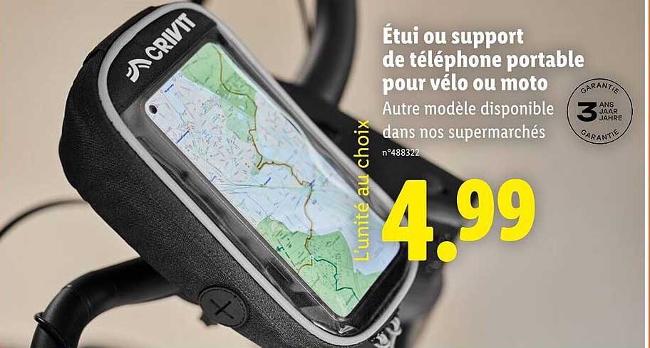 Étui ou support de téléphone portable pour vélo ou moto