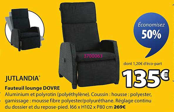 Fauteuil lounge DOVRE