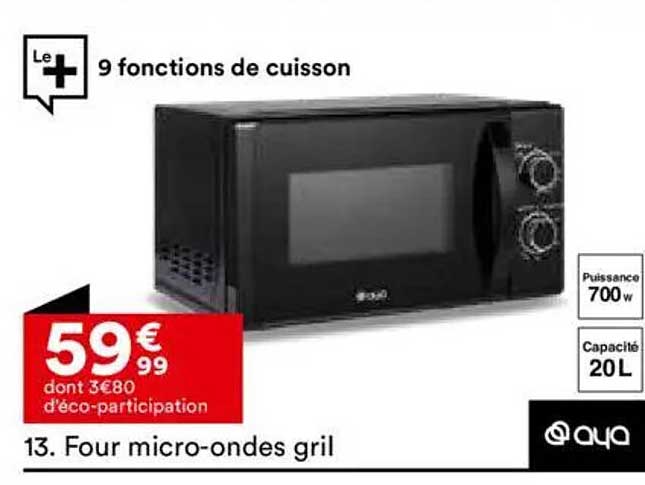 Four micro-ondes grill