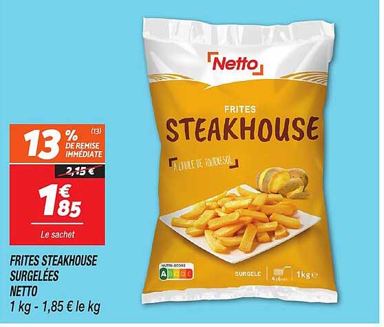 FRITES STEAKHOUSE SURGELÉES