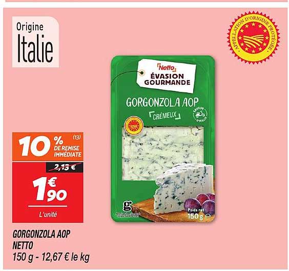 GORGONZOLA AOP NETTO