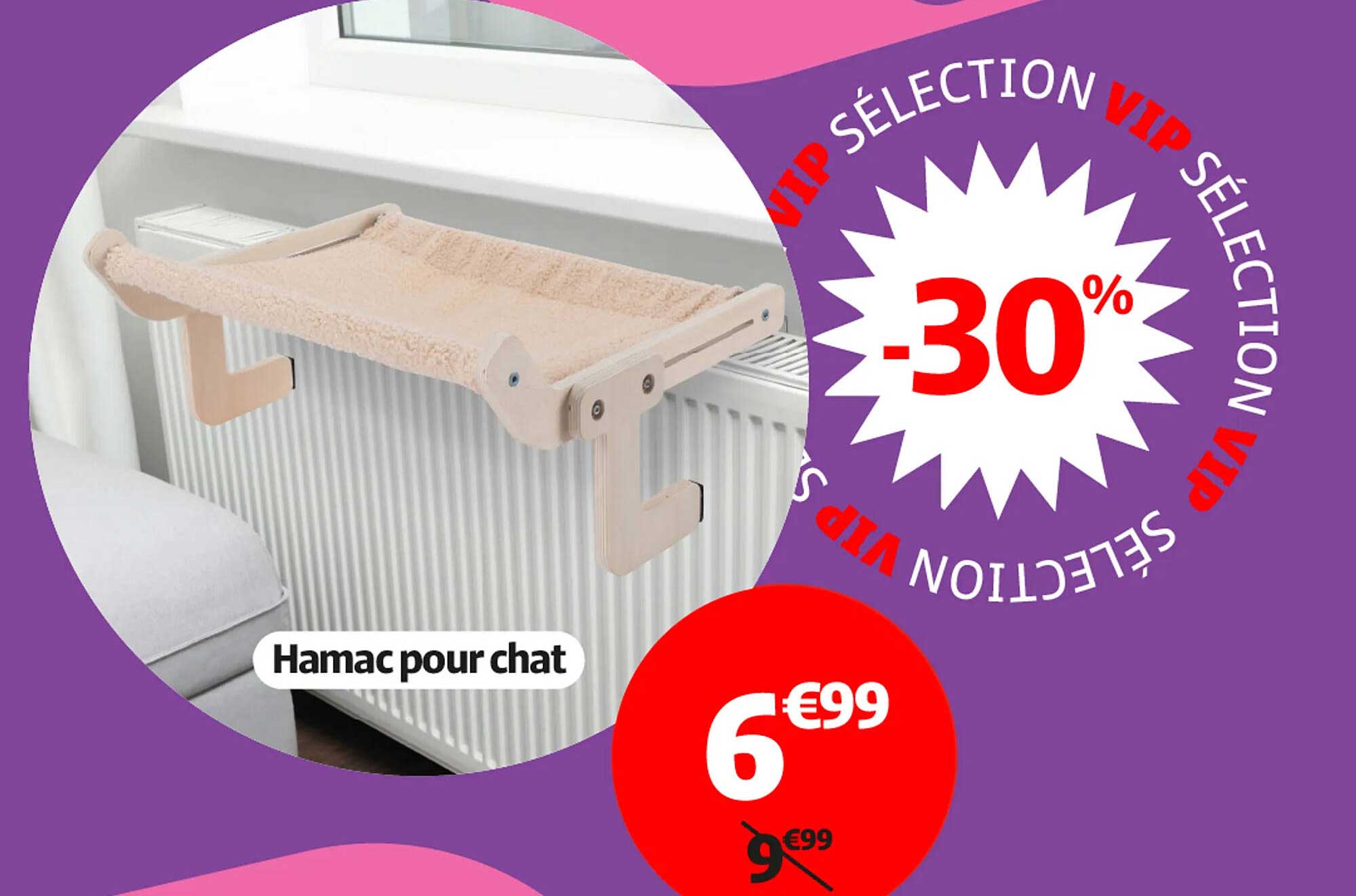 Hamac pour chat