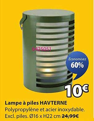 Lampe à piles HAVTERNE