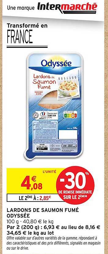 LARDONS DE SAUMON FUMÉ ODYSSÉE