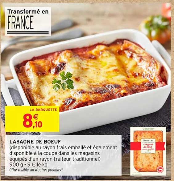 LASAGNE DE BOEUF