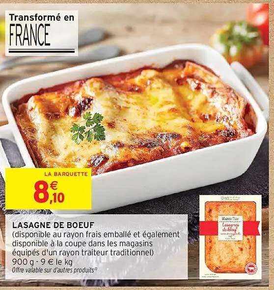 LASAGNE DE BOEUF