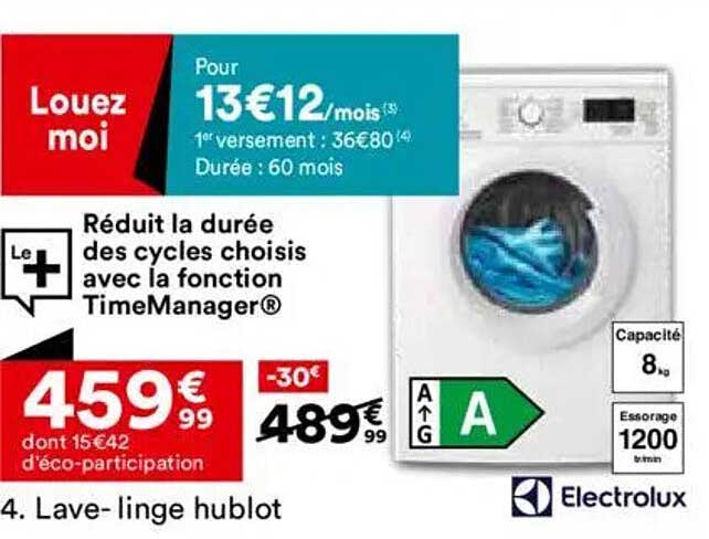 Lave-linge hublot