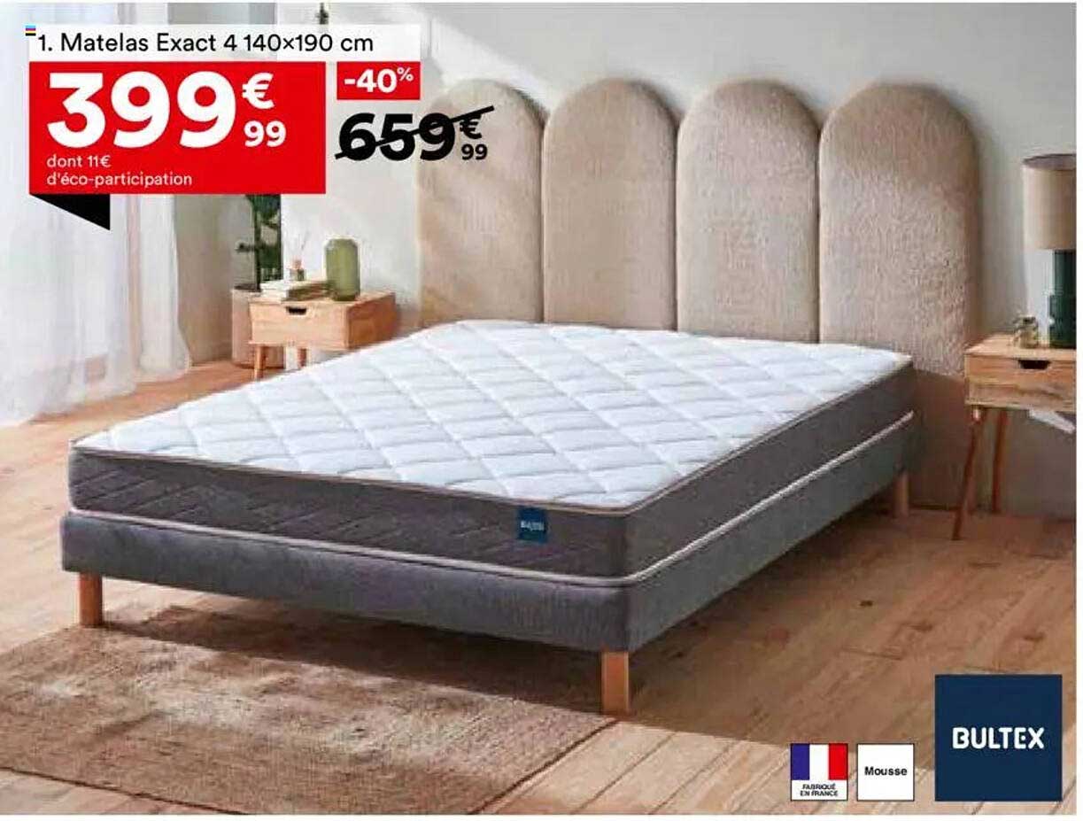 Matelas Exact 4 140x190 cm