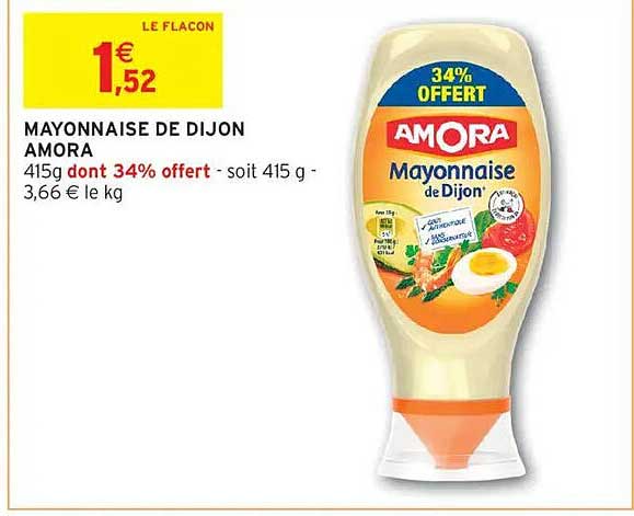 MAYONNAISE DE DIJON AMORA