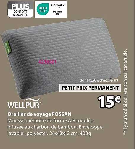 Oreiller de voyage FOSSAN