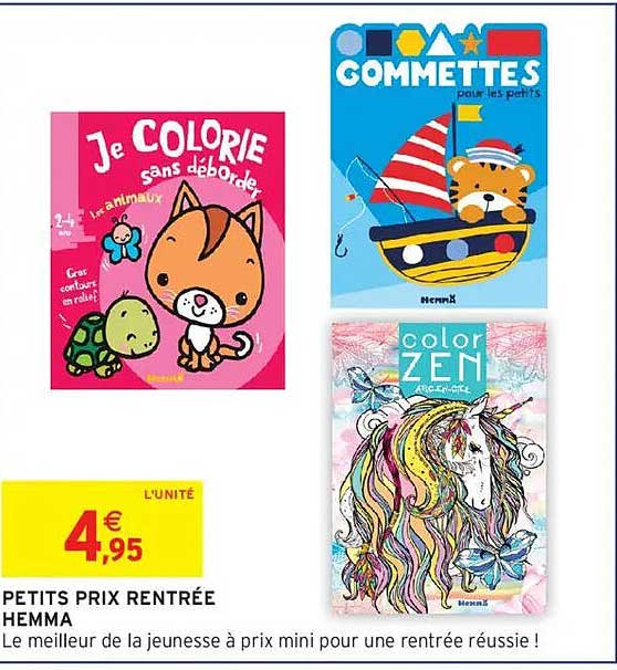 PETITS PRIX RENTRÉE HEMMA