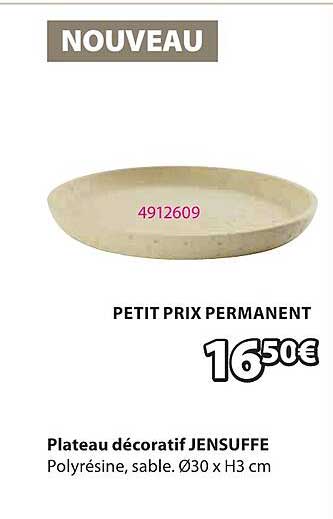 Plateau décoratif JENSUFFE