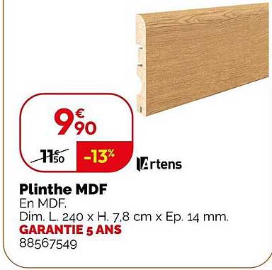Plinthe MDF