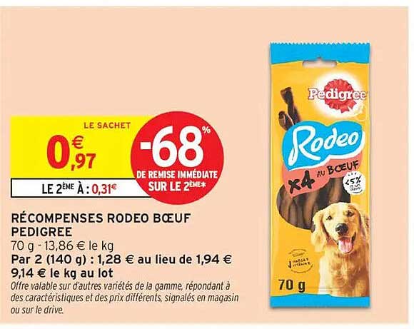 RÉCOMPENSES RODEO BŒUF PEDIGREE