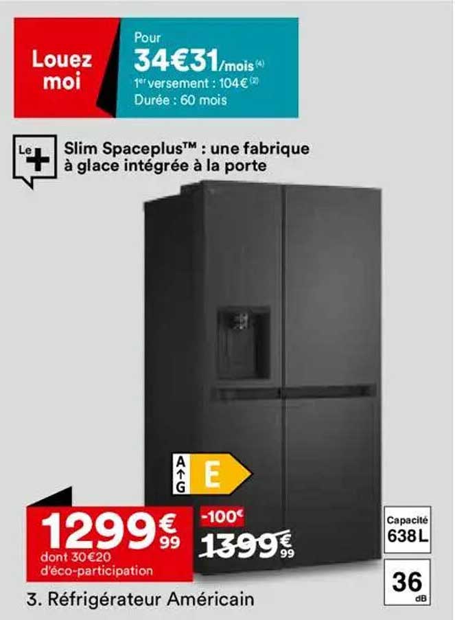 Réfrigérateur Américain