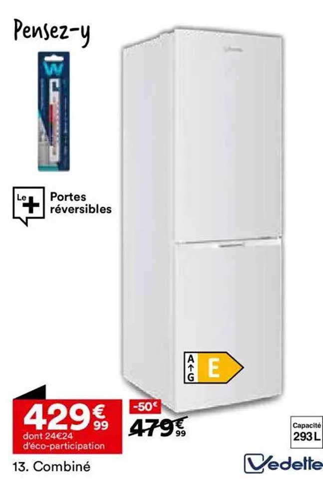 Réfrigérateur combiné Vedette