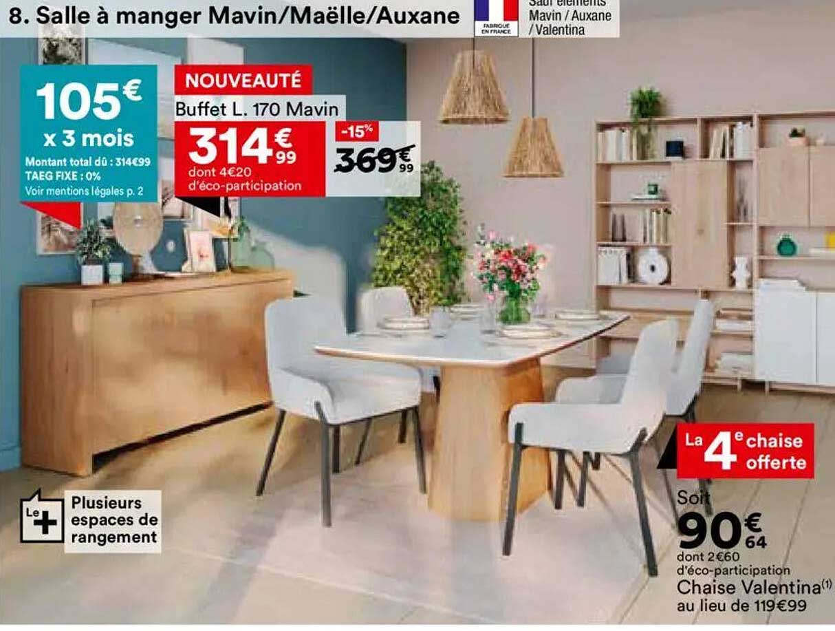 Salle à manger Mavin/Maëlle/Auxane
